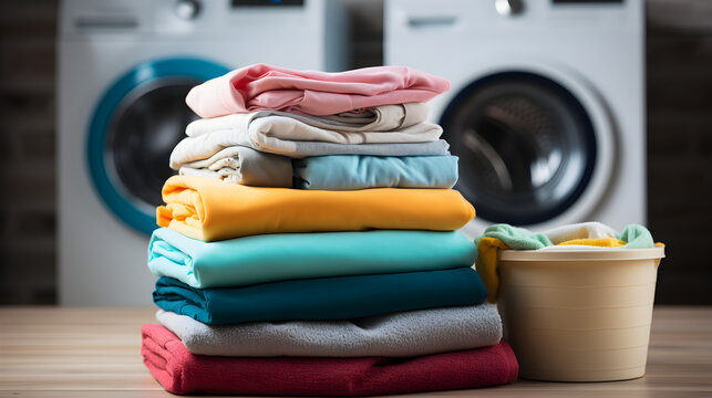 City Laundry Service Makkah - Neatly Folded Clean Clothes